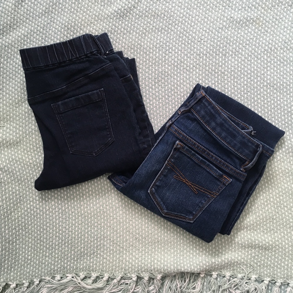 BUNDLE Like New Gap AND Gymboree Kids Slim Jeans